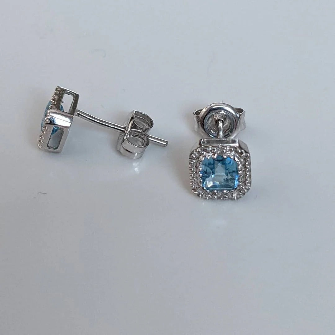 AQUA MARINE EARRINGS