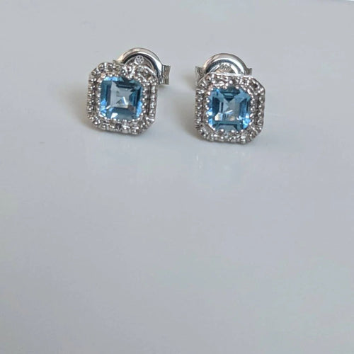 AQUA MARINE EARRINGS